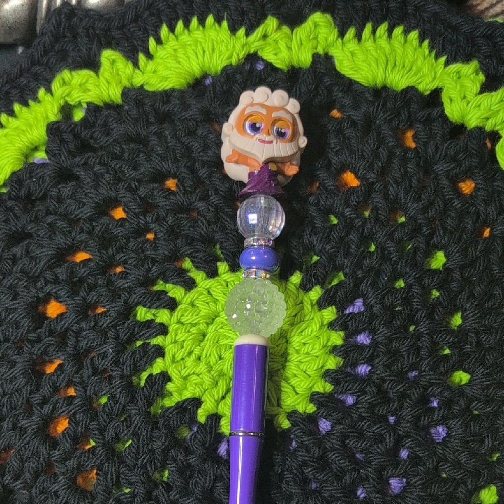 Purple and Green Kids Toy Wand